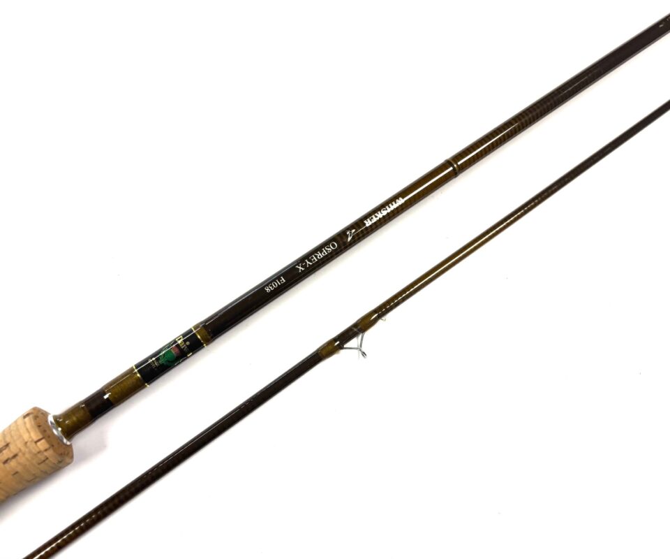   Daiwa Whisker Fly Rod 10′ 3″ Two Piece Tournament Osprey Long Distance Special #7-9 With Bag