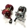 Pair Of ABU Reels Silver 6500C & Red 6000 Multiplier Reels