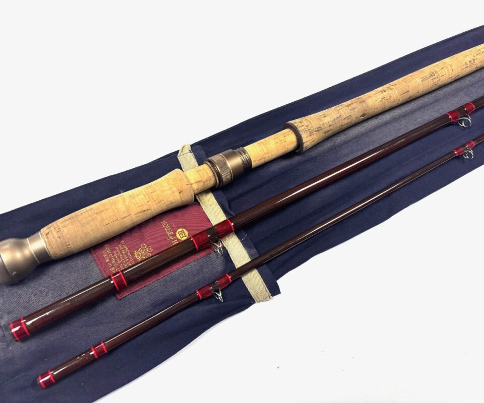  Hardy Graphite De Luxe salmon fly rod 15’4″ with bag #10