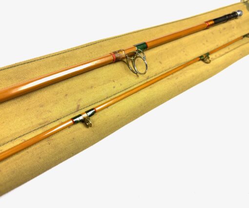   Hardy LRH No 1 Spinning 9′ 6″ Cane Two Piece Rod With Bag Great Condition