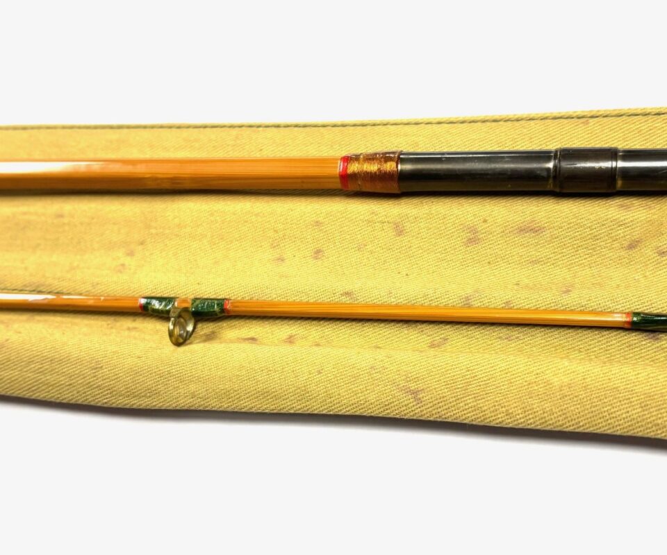   Hardy LRH No 1 Spinning 9′ 6″ Cane Two Piece Rod With Bag Great Condition