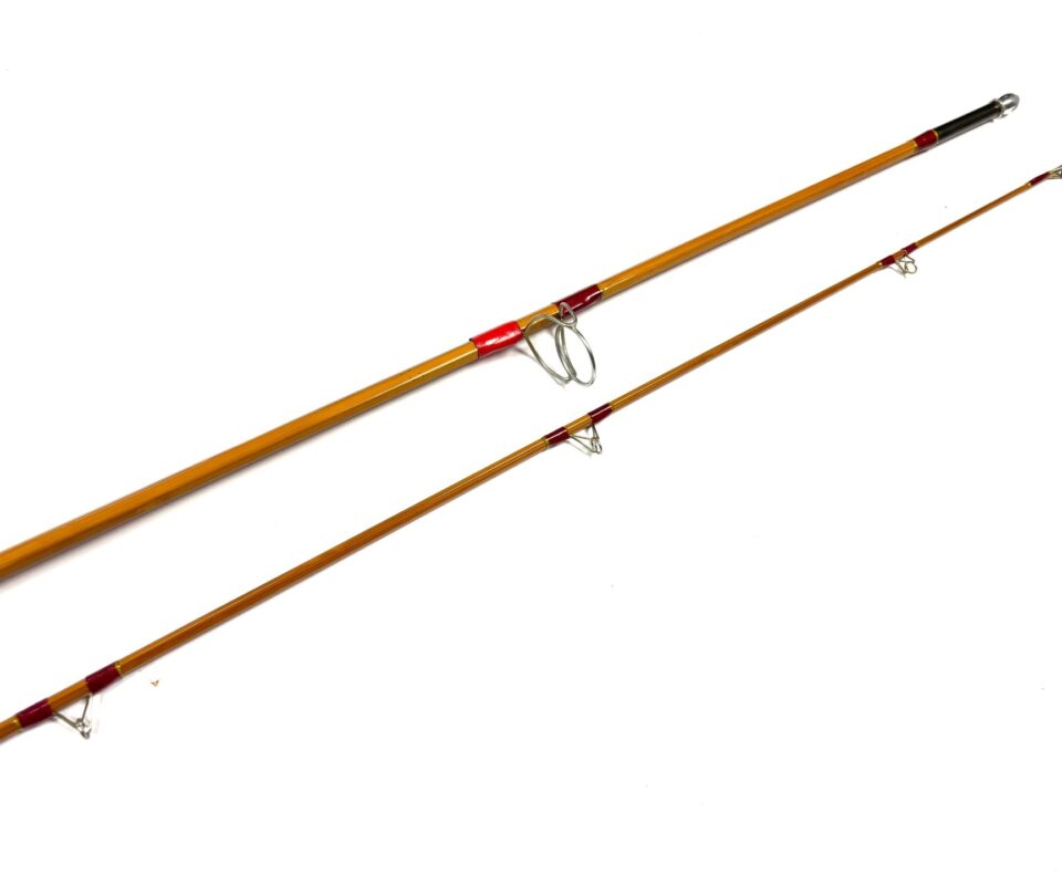   Hardy 8′ The Wanless 9/10 Ib 2 piece spinning split cane rod with bag