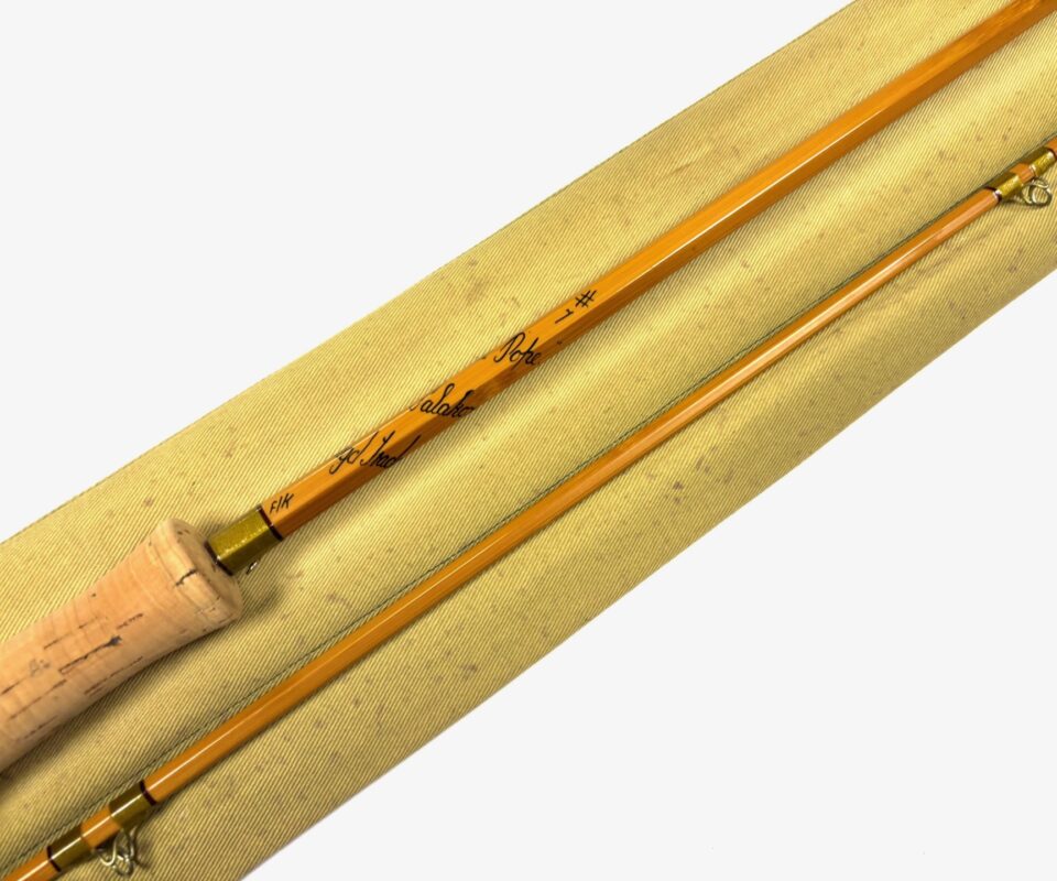   Hardy The Pope Palakona 10’ 2 piece split cane trout fly rod & bag fine