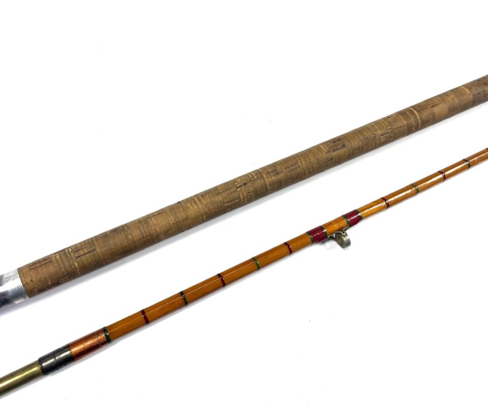   Hardy No 2 LRH Spinning rod 10' 2 piece Palakona cane with bag