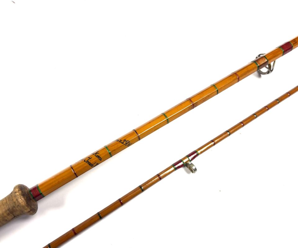   Hardy No 2 LRH Spinning rod 10' 2 piece Palakona cane with bag