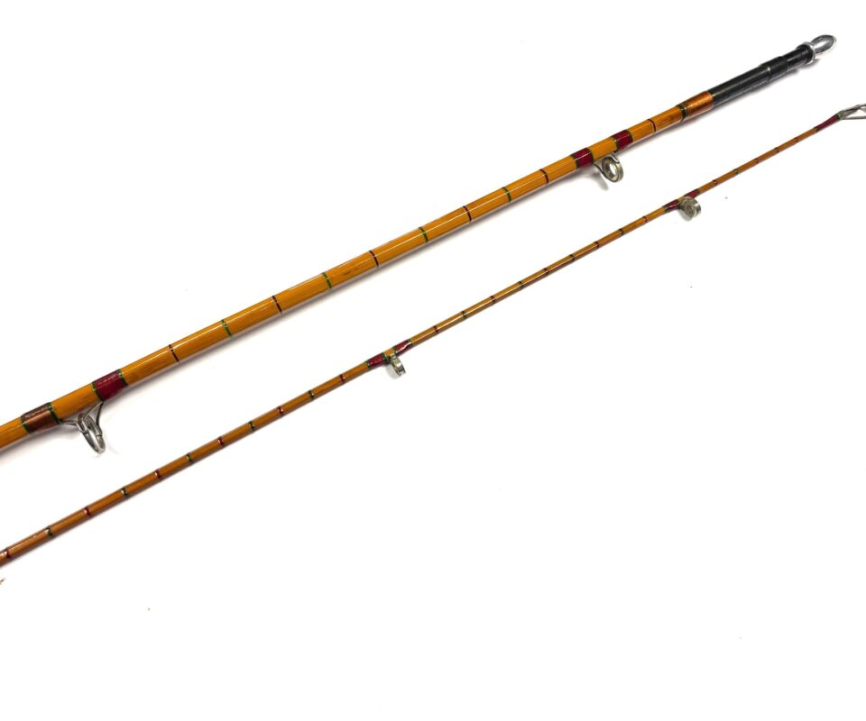   Hardy No 2 LRH Spinning rod 10' 2 piece Palakona cane with bag