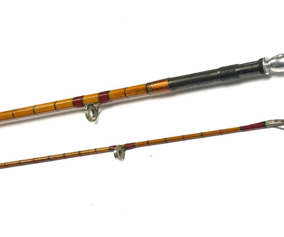   Hardy No 2 LRH Spinning rod 10' 2 piece Palakona cane with bag