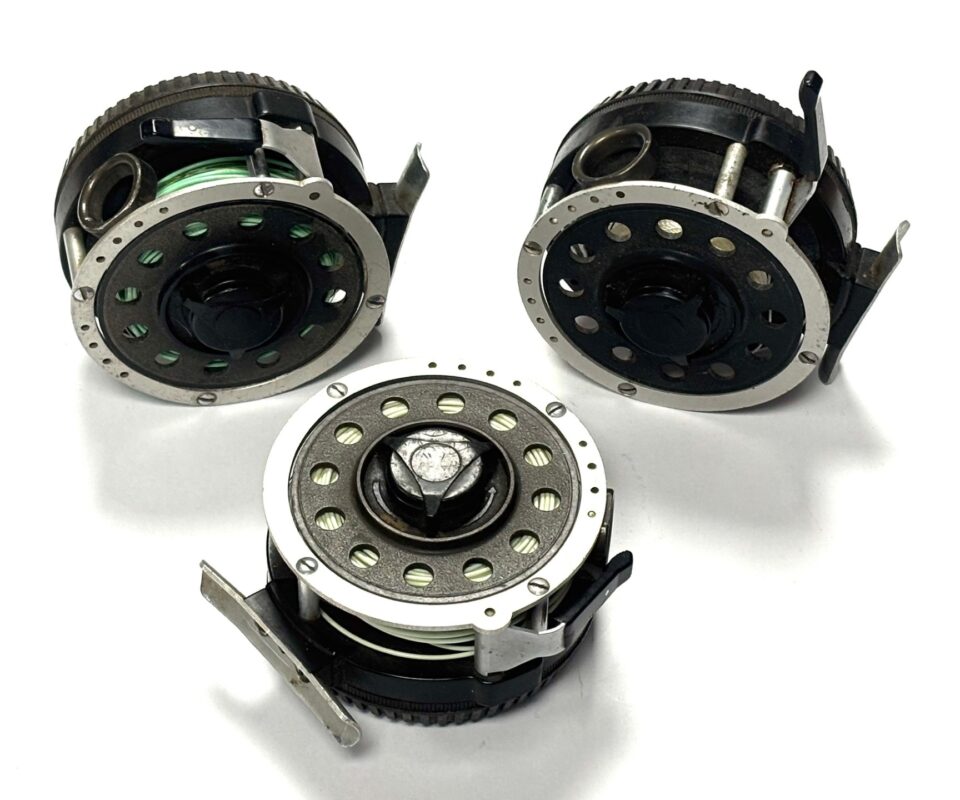   3 x Mitchell 710 automatic fly reels