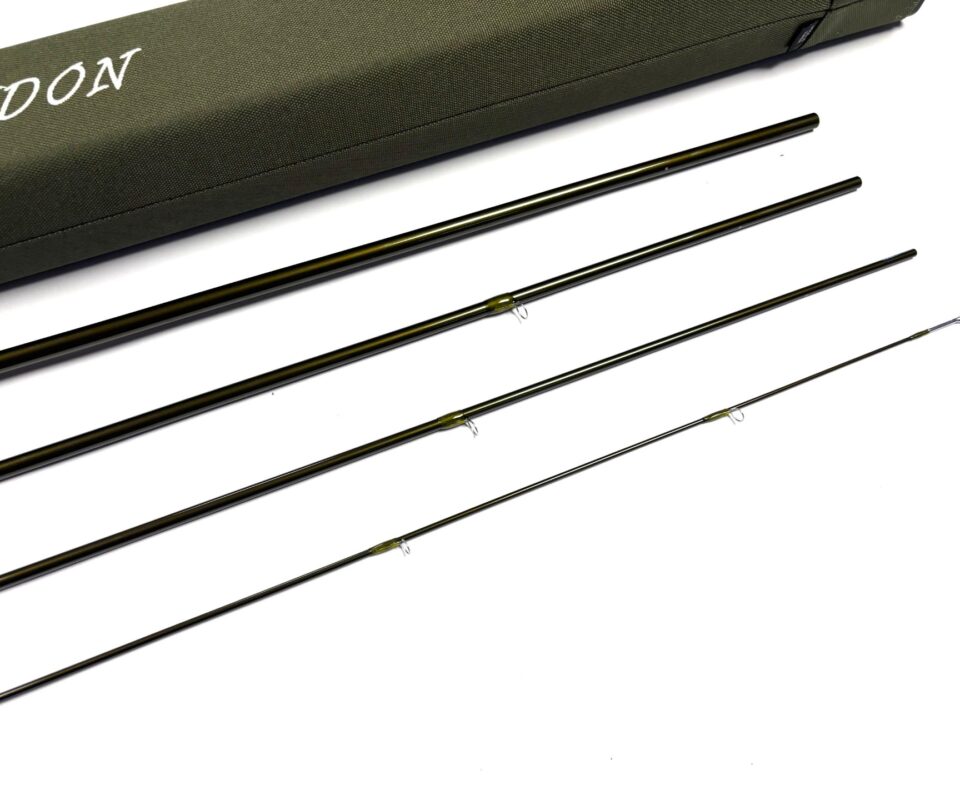   Hardy AYDON 10′ Line #5 Four Piece Trout Fly Rod With Bag & Tube MINT