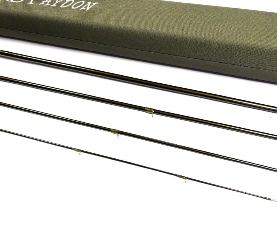   Hardy AYDON 10′ Line #5 Four Piece Trout Fly Rod With Bag & Tube MINT