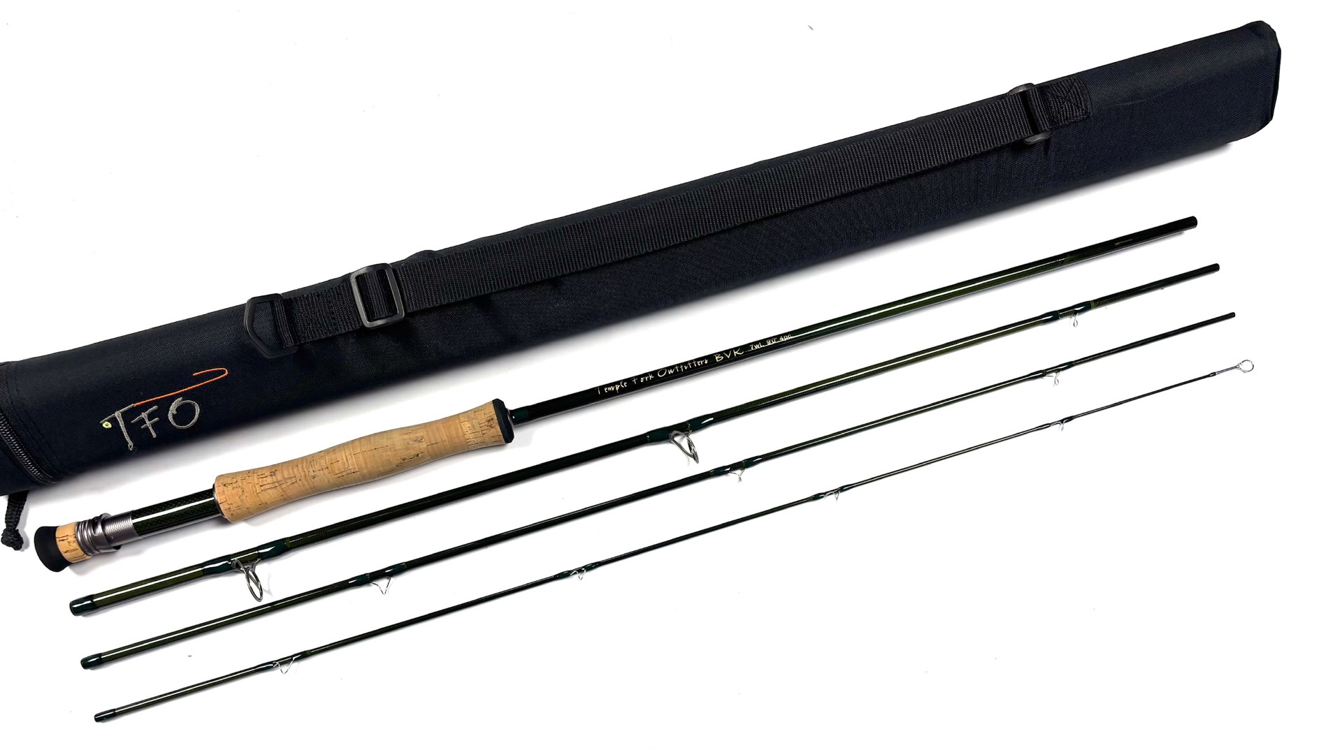 Temple Fork 9′ Outfitters #7 BVK 4 Piece Salt Water Rod Superb