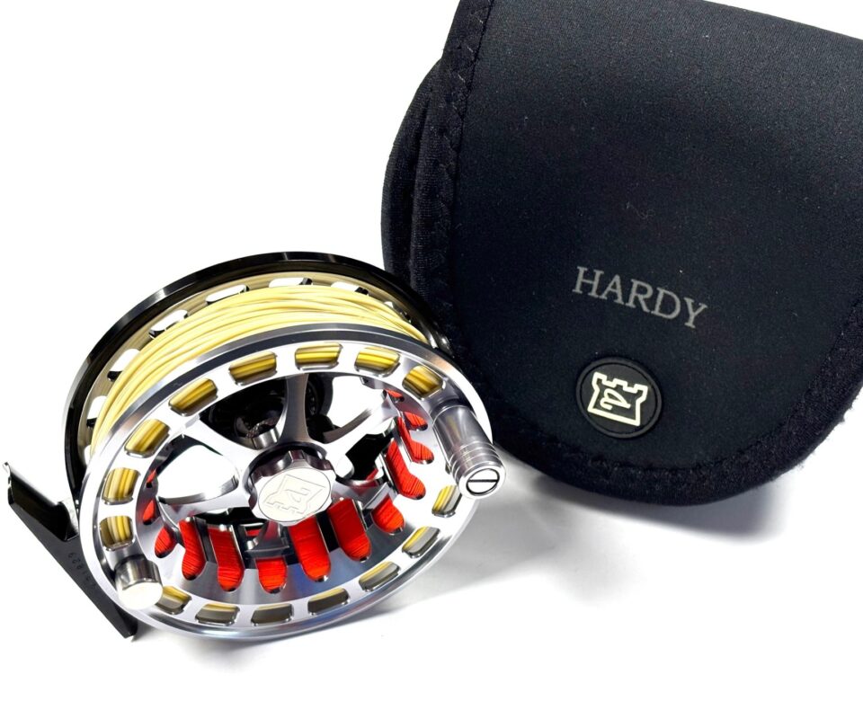   Hardy Ultralite 4000 CC large arbor fly reel with line