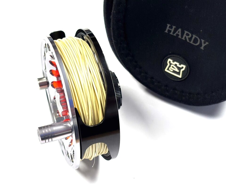   Hardy Ultralite 4000 CC large arbor fly reel with line