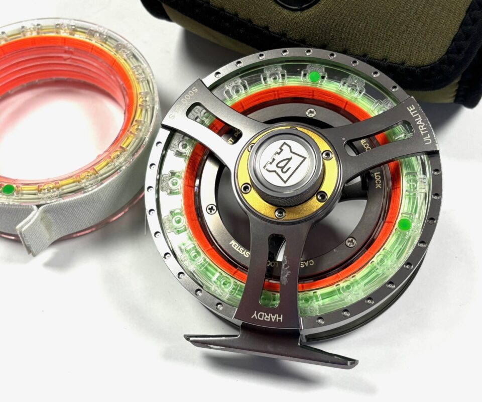   Hardy Ultralite 5000 CLS Fly Reel With Spare Spool, Lines & Hardy Pouch