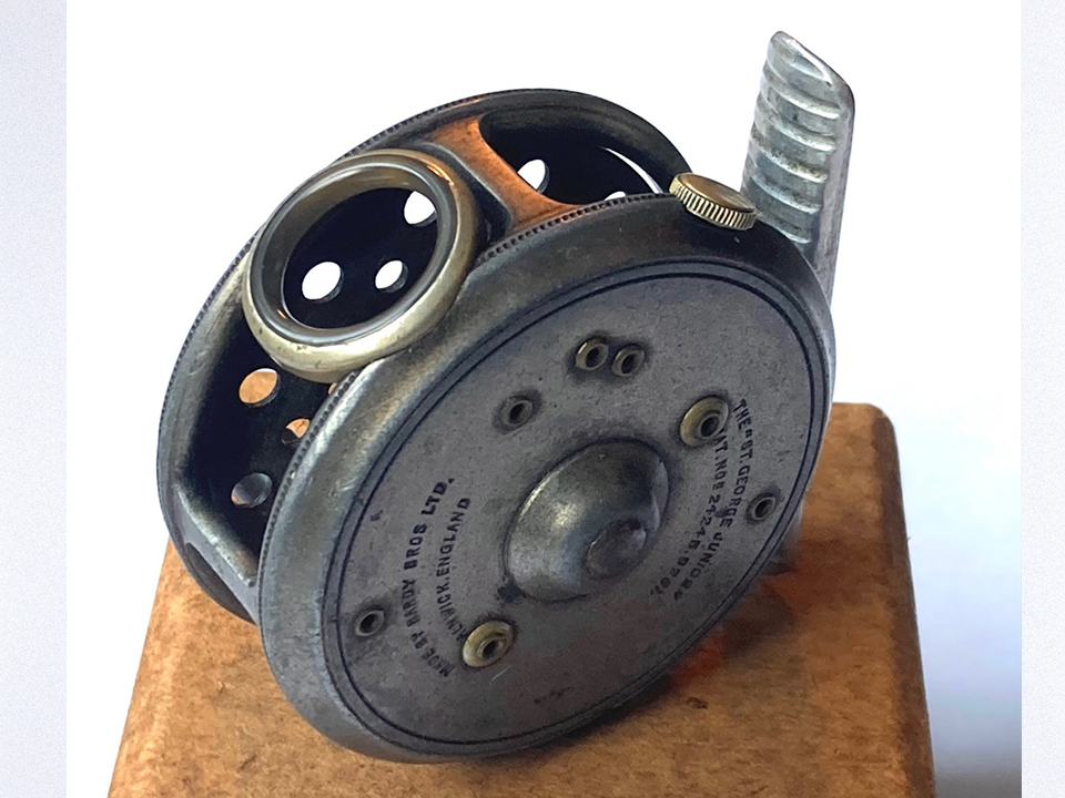 Hardy St George Junior 2 9/16th Vintage Trout Fly Reel With Line Guard & Box RARE