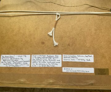   'The River Eden' Illustration by Bernard Venables for his book The Angler's Companion