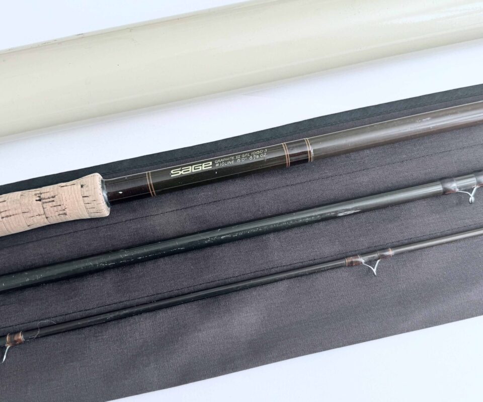   Sage Graphite III GFL 15' line #10 rod with bag and tube