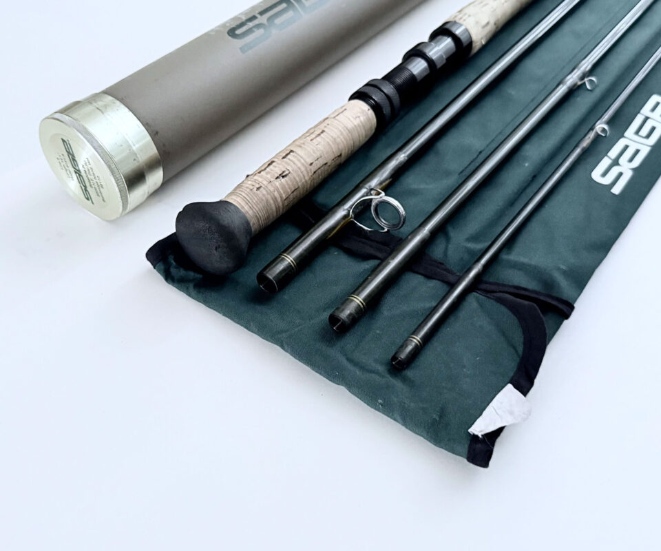   Sage Graphite IV 14’1” four piece fly rod #9 with bag and alloy tube