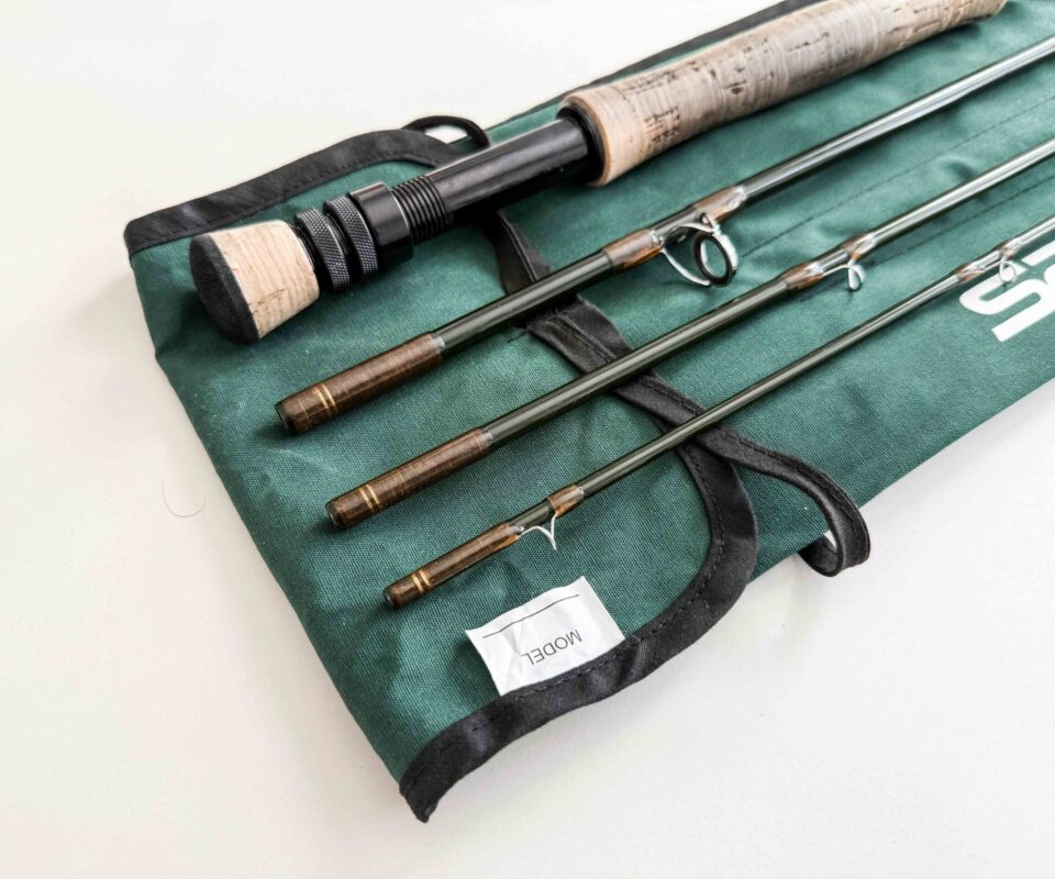   Sage XP 8100-4 Graphite IIIe 10′ 4 Piece Carbon Travel Fly Rod #8  with Sage bag