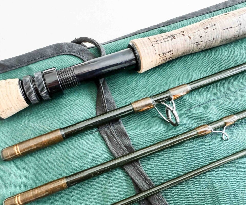   Sage XP 8100-4 Graphite IIIe 10′ 4 Piece Carbon Travel Fly Rod #8  with Sage bag