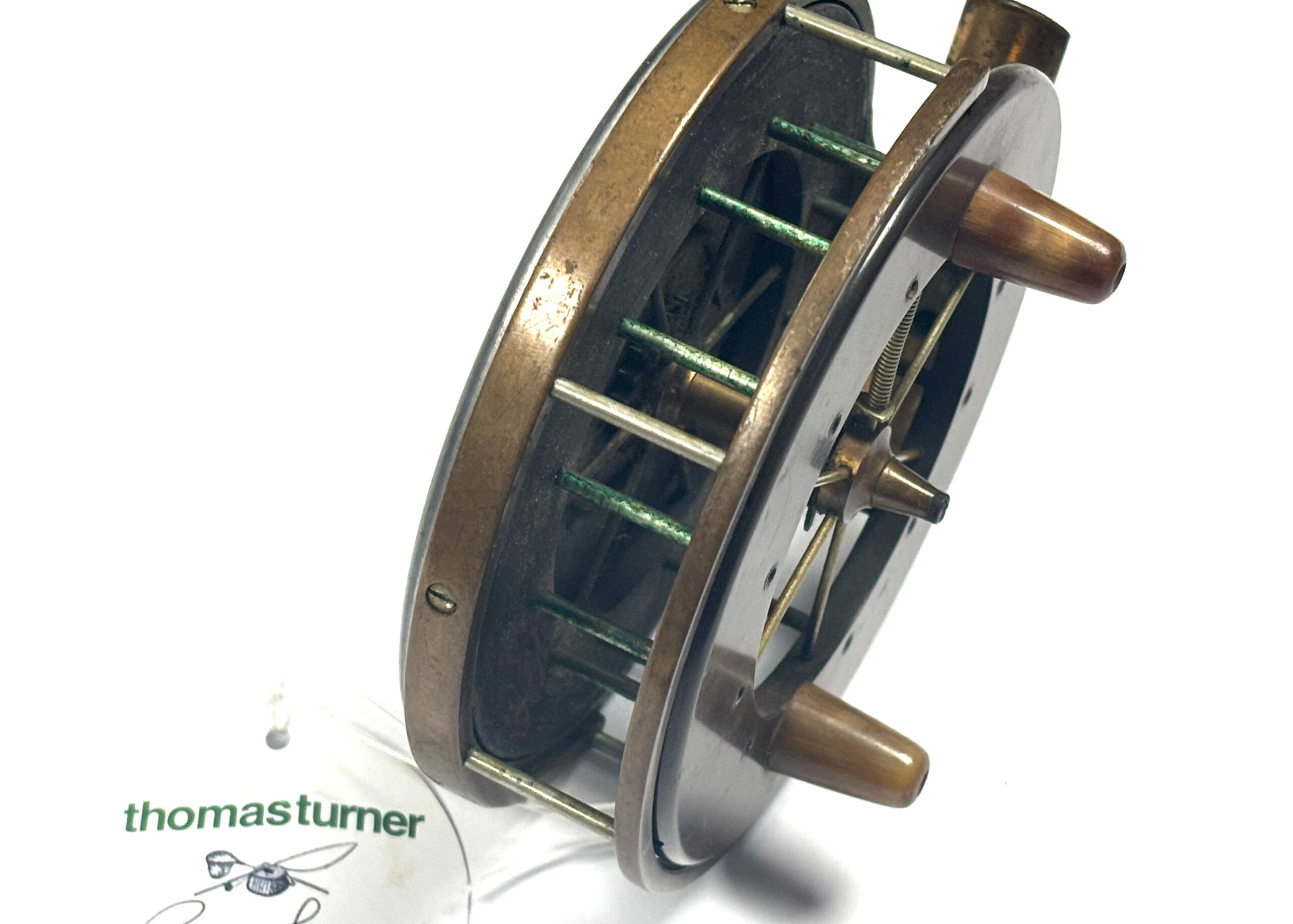 Allcocks T1 unventillated ebonite Aerial (RARE) 4" Centrepin Fishing reel