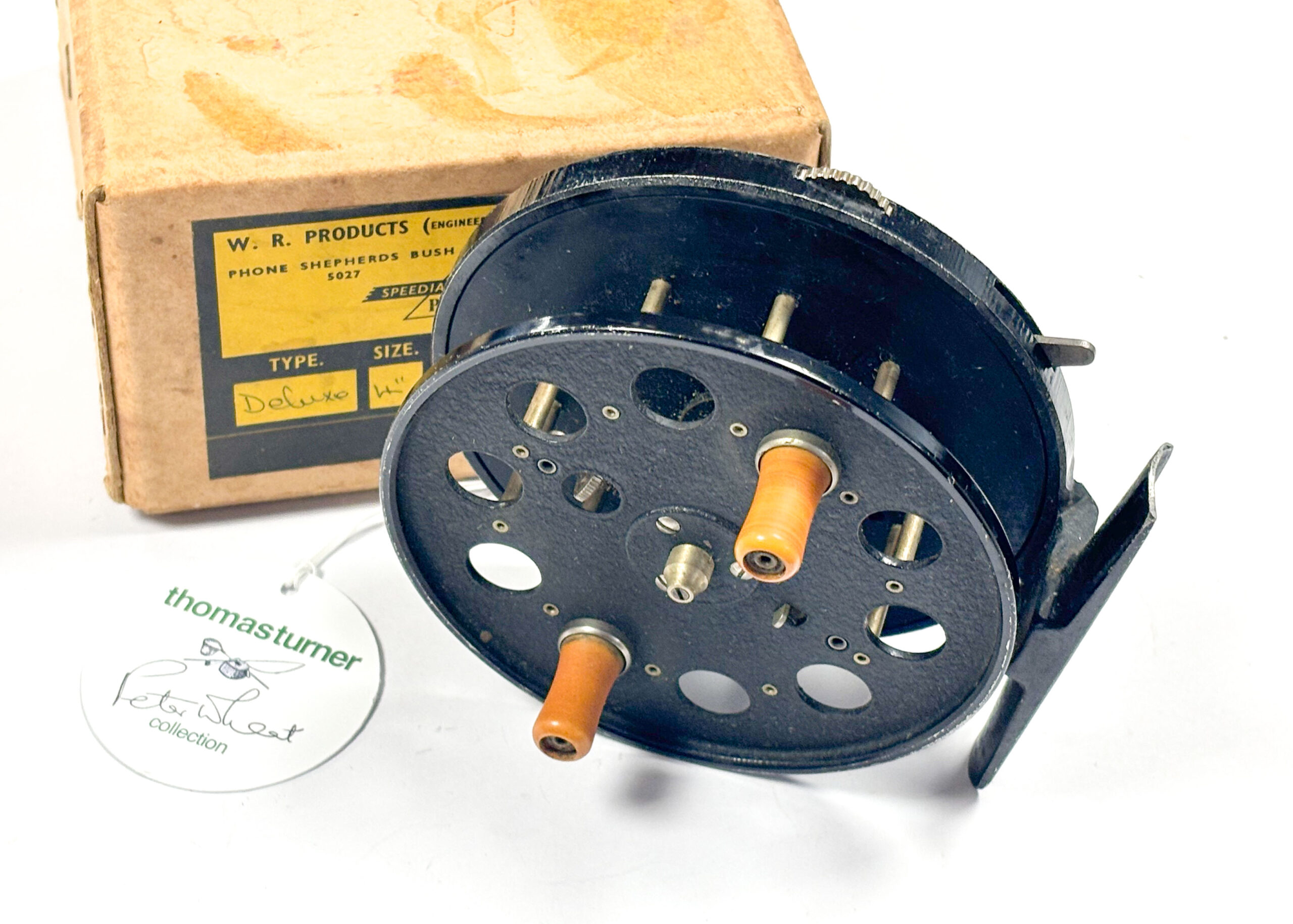 W R Products Speedia 4" centrepin reel