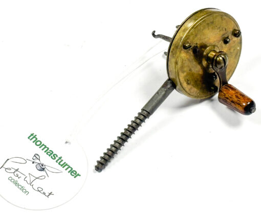   A very rare 1 7/8" brass gut twister