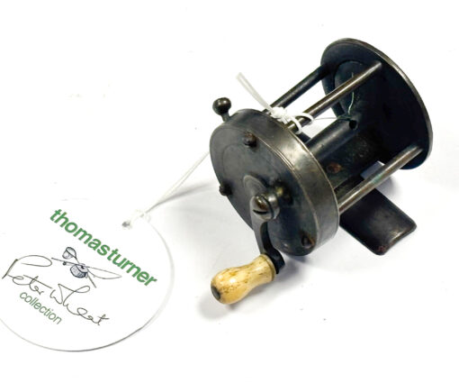   Heatons? Antique brass multiplier winch reel 1 5/8"