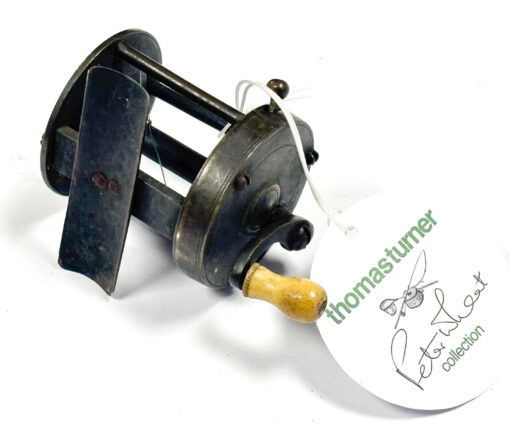   Heatons? Antique brass multiplier winch reel 1 5/8