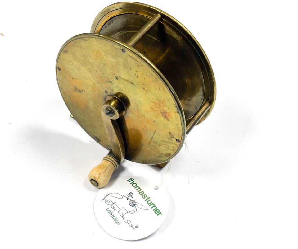   Brass salmon reel 4"