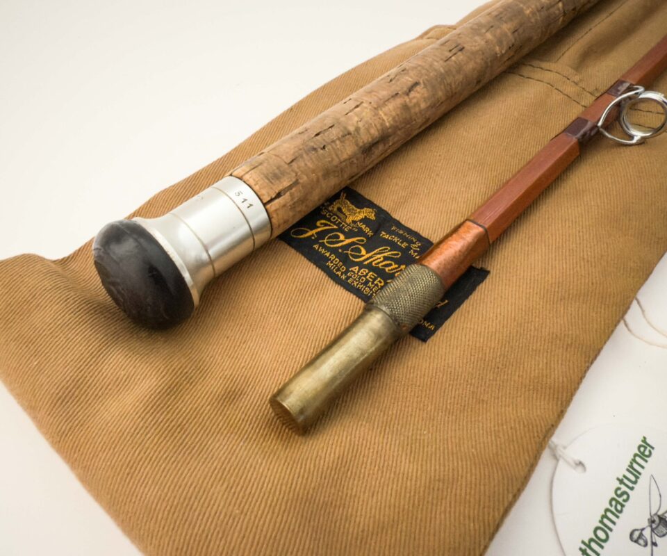   JS Sharp Salmon Spinner Scottie rod  - Peter Wheat Collection
