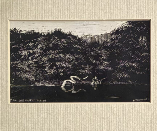   "BB" Denys Watkins-Pitchford. Original Scraperboard from The Shooting Times 1988