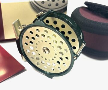   Hardy Bougle Green MK V Centenary 3 1/4″ Lightweight Fly Reel Excellent Condition