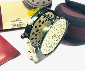   Hardy Bougle Green MK V Centenary 3 1/4″ Lightweight Fly Reel Excellent Condition