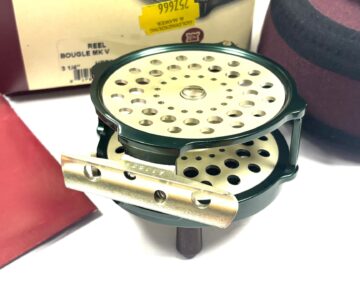   Hardy Bougle Green MK V Centenary 3 1/4″ Lightweight Fly Reel Excellent Condition