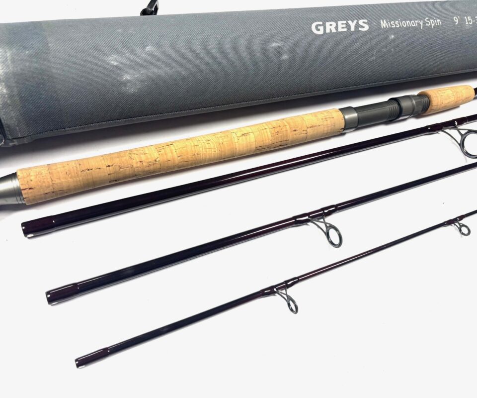   Greys of Alnwick Missionary 9′ Four Piece Spinning Rod 15-35g With Bag & Case