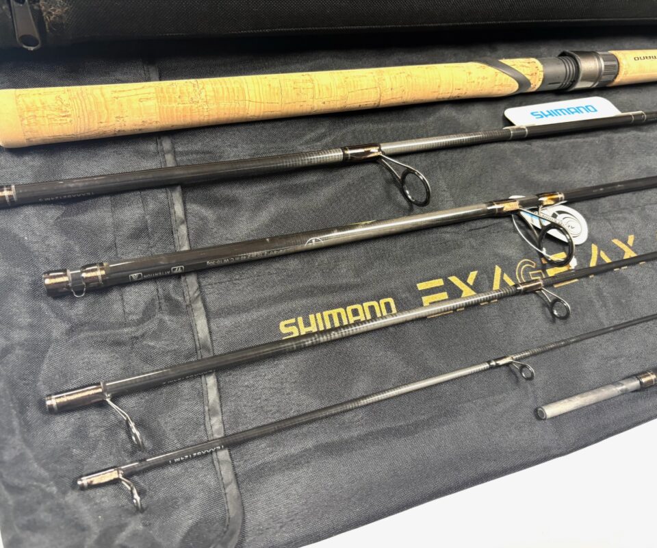   Shimano EXAGE AX STC 7' - 8' Spinning Rod With Bag & Case