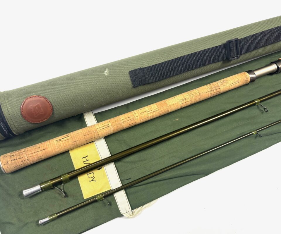   Hardy Marksman Specialist Float 13′ three piece carbon rod with bag and tube