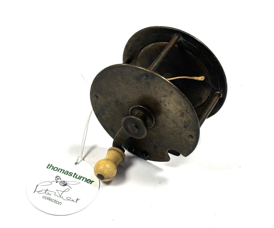   Brass Salmon 3.25" Crankwind Victorian Reel Peter Wheat Collection