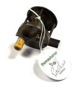   Antique brass multiplier winch reel 1 7/8″ C1860s