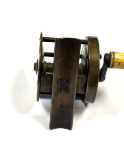   Antique brass multiplier winch reel 1 7/8″ C1860s
