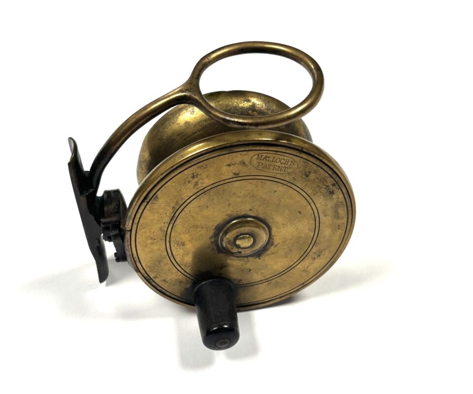   Malloch 4″ Vintage Brass Side Casting Reel Peter Wheat Collection