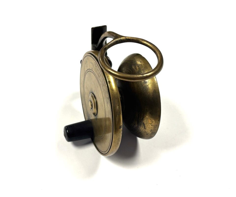   Malloch 4″ Vintage Brass Side Casting Reel Peter Wheat Collection