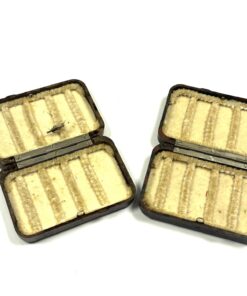   Pair of Hardy Neroda vintage small top pocket fly boxes