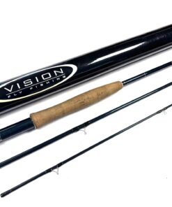   Vision INTRO 9' Three Piece Trout Fly Rod Line #6 With Bag & Tube