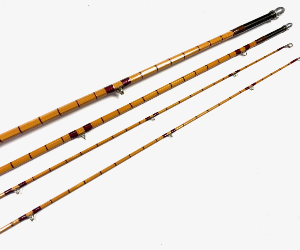   Hardy Wye Palakona cane 12’ 6 3 Piece salmon fly rod with green Hardy bag