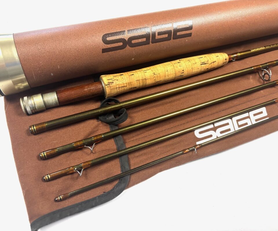   Sage SLT 690-5 Graphite IIIe 9′ Trout Fly Rod Line #6 With Bag And Tube