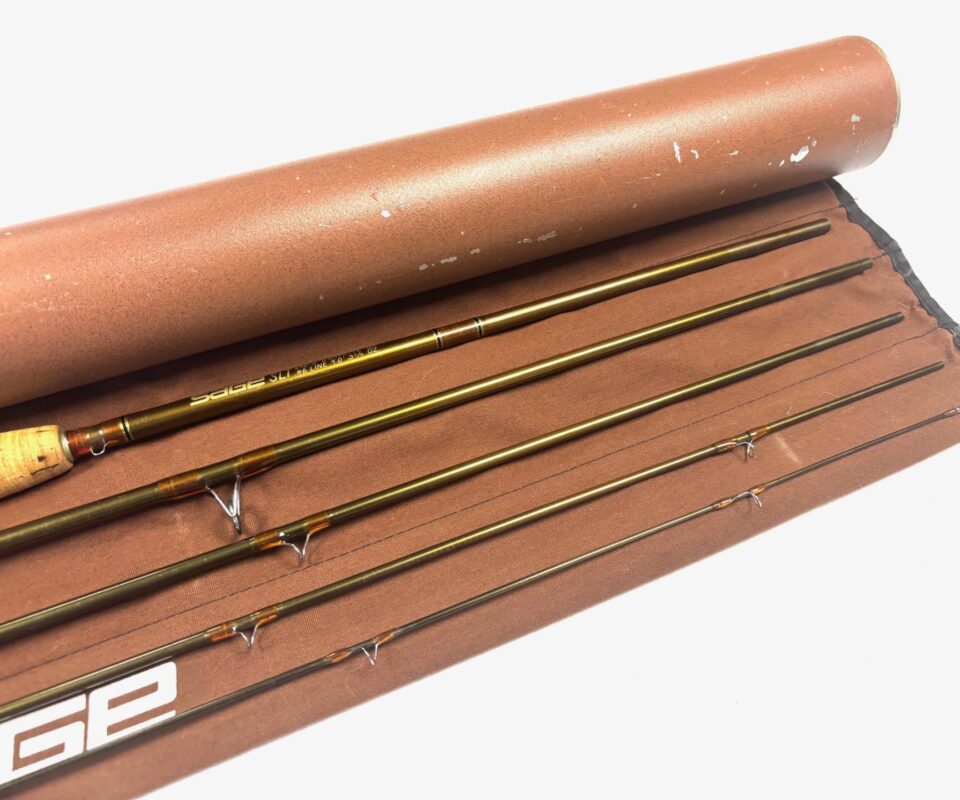   Sage SLT 690-5 Graphite IIIe 9′ Trout Fly Rod Line #6 With Bag And Tube