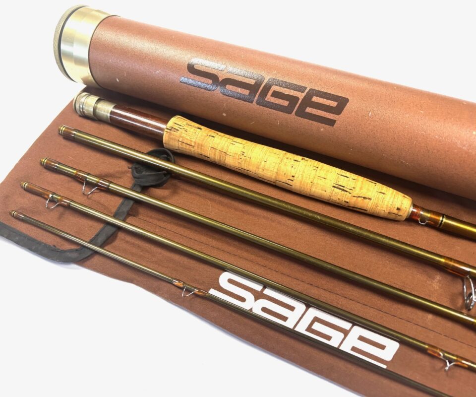   Sage SLT 690-5 Graphite IIIe 9′ Trout Fly Rod Line #6 With Bag And Tube
