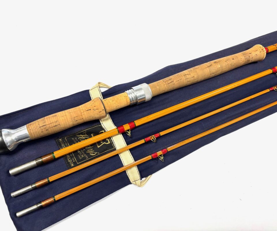  Hardy Wye Palakona cane 11' 3 piece salmon fly rod #7 with Hardy bag & Tags